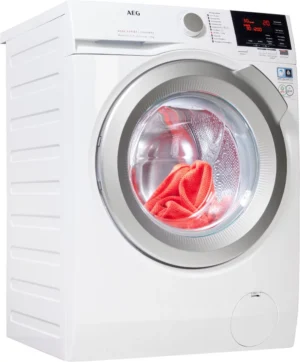 AEG Waschmaschine Serie 6000 L6FB49VFL Frontlader, EEK: A, Weiß, 9 kg, 1400 U/min, 75 dB(A), 1400 U/min, EEK: A