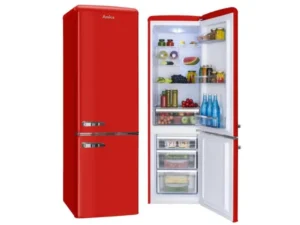 AMICA FK2965.3RAA Kühlschrank 181 cm Rot Retro SlimSize 244 l